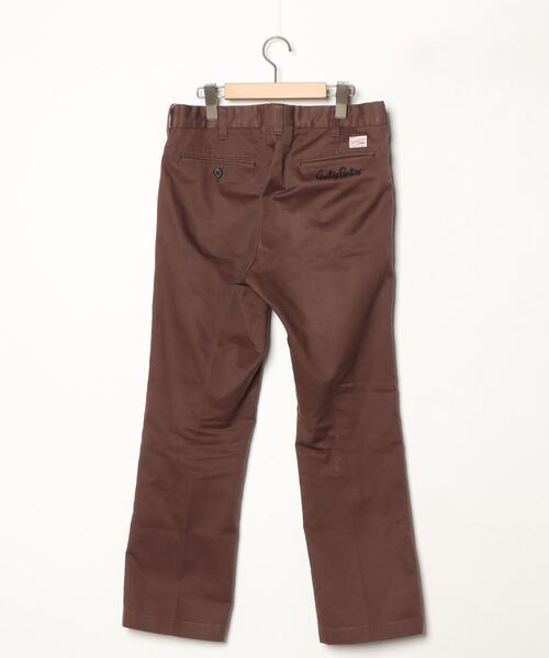 wacko mariaワコマリア　ブラウン スラックス WACKO MARIA（ワコマリア） DORMEUIL DOUBLE PLEATED TROUSERS 2タック
