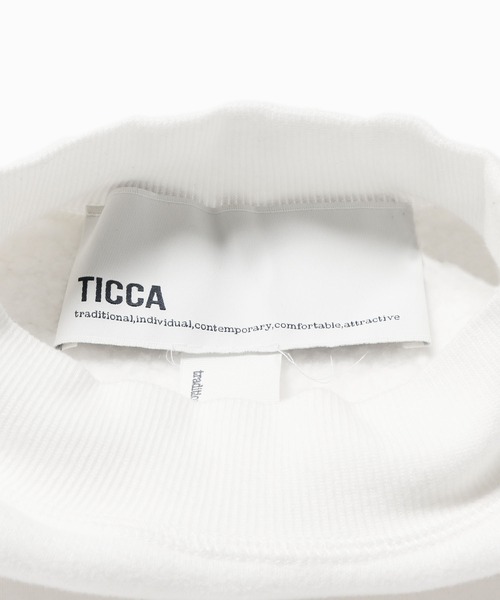 「TICCA」 スウェットカットソー FREE ホワイト レディース_画像9