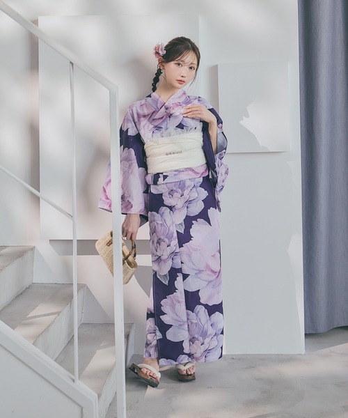 sugar nine 浴衣 一人で簡単に着付けができる セパレート浴衣4点セット