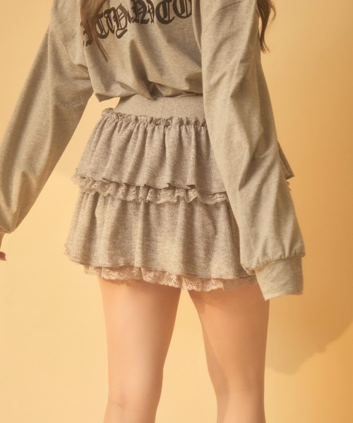 「TITTY&CO.」 キュロット FREE チャコールグレー レディース_画像5
