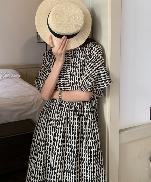 「FAVORITO」 ノースリーブワンピース F ブラック レディース_画像7