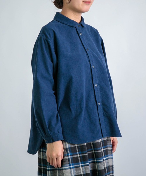 「D.M.G.」 長袖シャツ 3 ナチュラル レディース_画像3