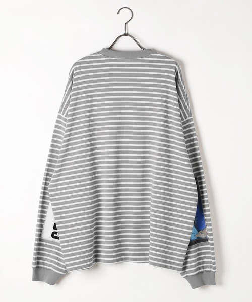 「GEORGE'S」 長袖Tシャツ SMALL グレー メンズ_画像9