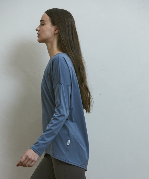 「Julier Yoga and Relax」 長袖カットソー 0 ブラック レディース_画像7