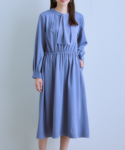 「7days Life Styling」 「GERMINATION」長袖ワンピース LL ブラック レディース_画像5