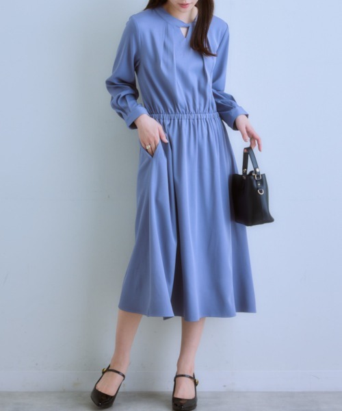 「7days Life Styling」 「GERMINATION」長袖ワンピース LL ブラック レディース_画像8