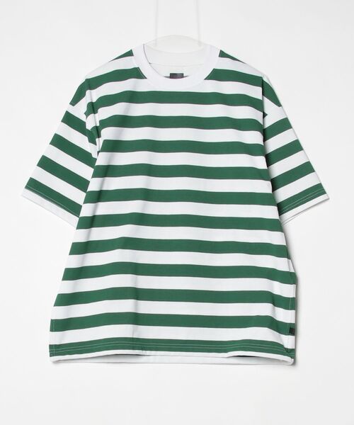 さ*し様 DAIWA pier 39 ボーダー 長袖ポロシャツダイワピア DAIWA PIER39（ダイワ ピア39） ボーダー柄半袖Tシャツ M グリーン
