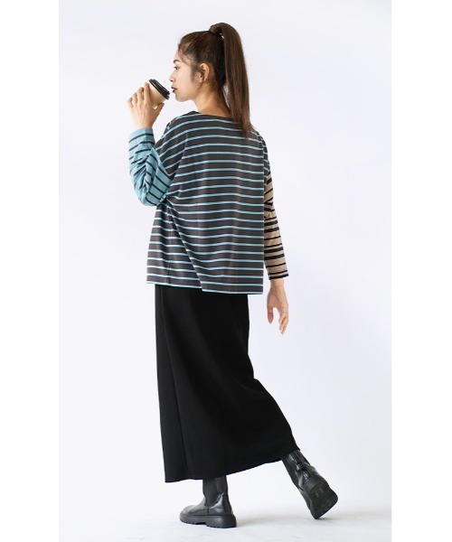 「e-zakkamania stores」 「blucielo」長袖カットソー フリー ラベンダー レディース_画像2