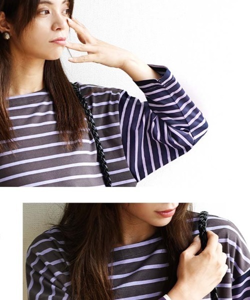 「e-zakkamania stores」 「blucielo」長袖カットソー フリー ラベンダー レディース_画像5