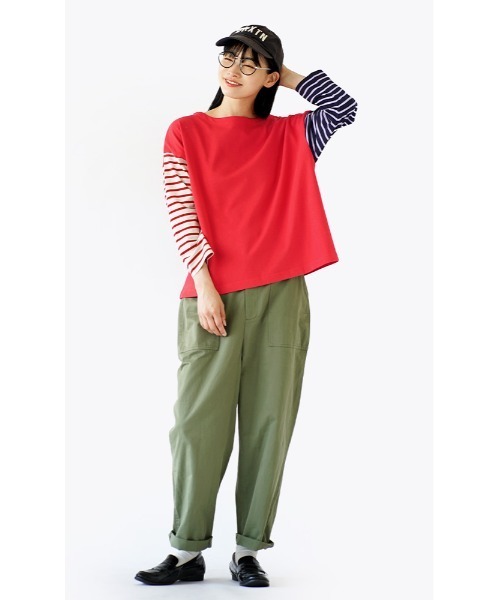 「e-zakkamania stores」 「blucielo」長袖カットソー フリー ラベンダー レディース_画像6