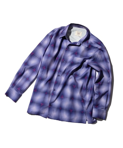 ENDRECHERI. 長袖シャツ M パープル メンズ : ZOZOTOWN Yahoo!店