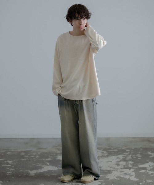 「improves」 「revertical」長袖Tシャツ SMALL ブラック メンズ_画像6