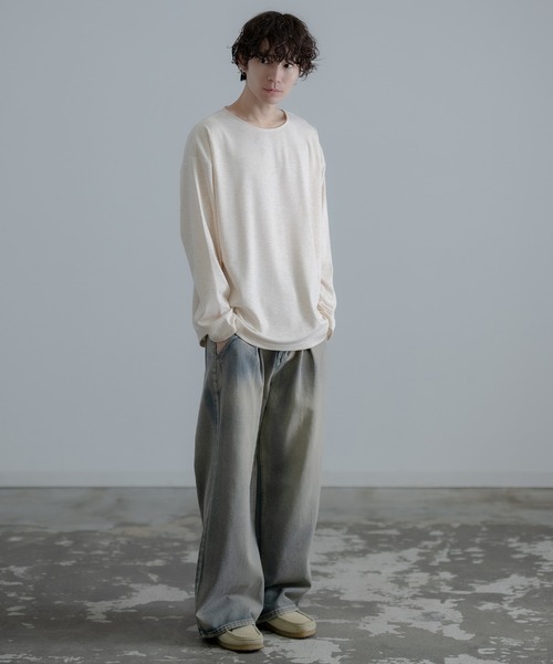 「improves」 「revertical」長袖Tシャツ SMALL ブラック メンズ_画像7