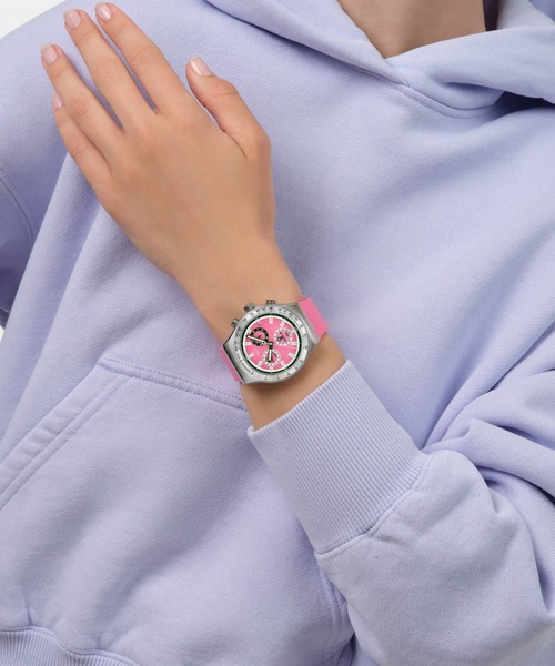 Swatch（スウォッチ） 腕時計 BERRY/BLUE REFLECTIVE レディース