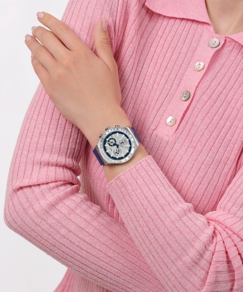 Swatch（スウォッチ） 腕時計 BERRY/BLUE REFLECTIVE レディース