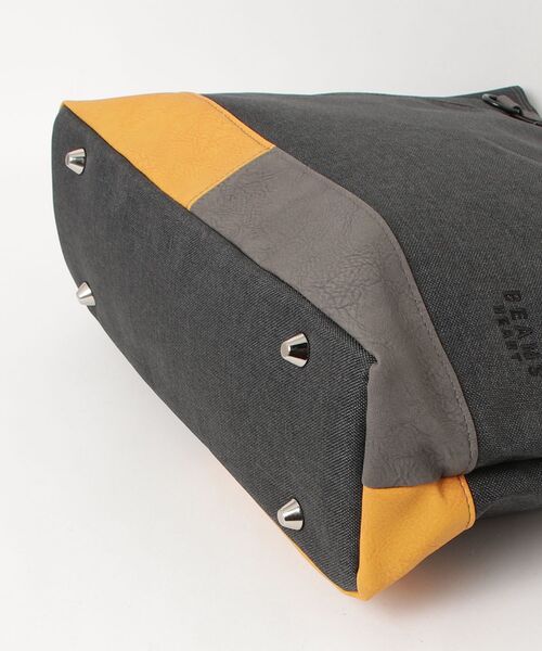 「BEAMS HEART」 トートバッグ ONE SIZE チャコールグレー メンズ_画像3