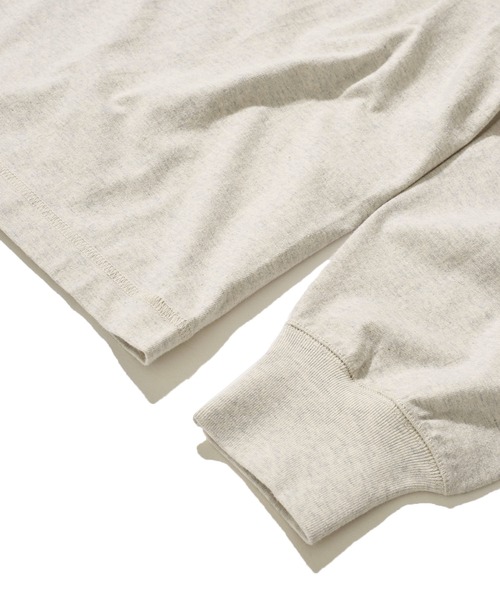 「Healthknit」 長袖Tシャツ X-LARGE チャコールグレー メンズ_画像6