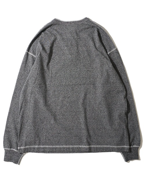 「Healthknit」 長袖Tシャツ X-LARGE チャコールグレー メンズ_画像8