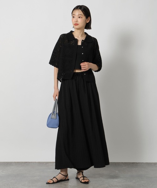 ブラウス シャツ 半袖 レース編み柄シャツ半袖 / 667838 レディース | LAKOLE | 03