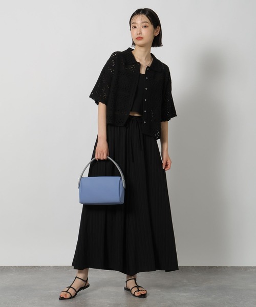 ブラウス シャツ 半袖 レース編み柄シャツ半袖 / 667838 レディース | LAKOLE | 04