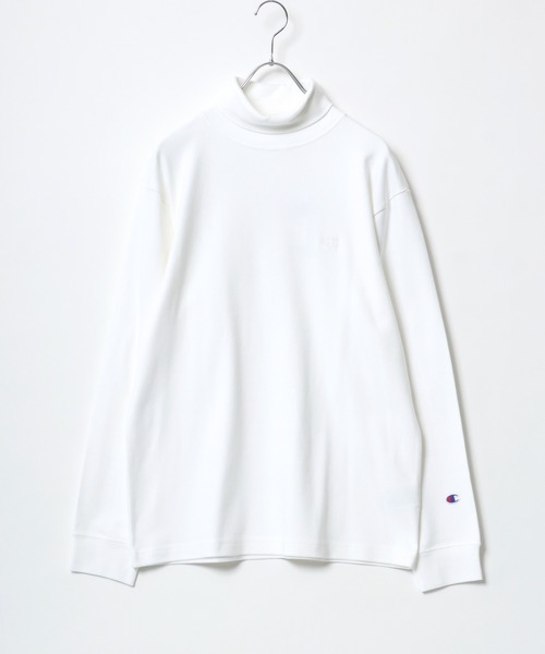 Champion ホワイト長袖シャツ Champion（チャンピオン） 長袖Tシャツ X-LARGE オフホワイト メンズ