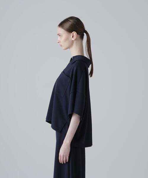「ADORE」 半袖ブラウス 38 ネイビー レディース_画像10