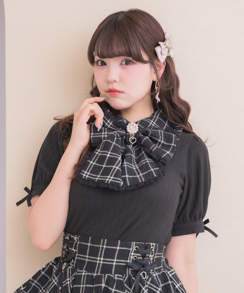 ROJITA（ロジータ） tシャツ 半袖 「セットアップ対応」ボウタイリボン 
