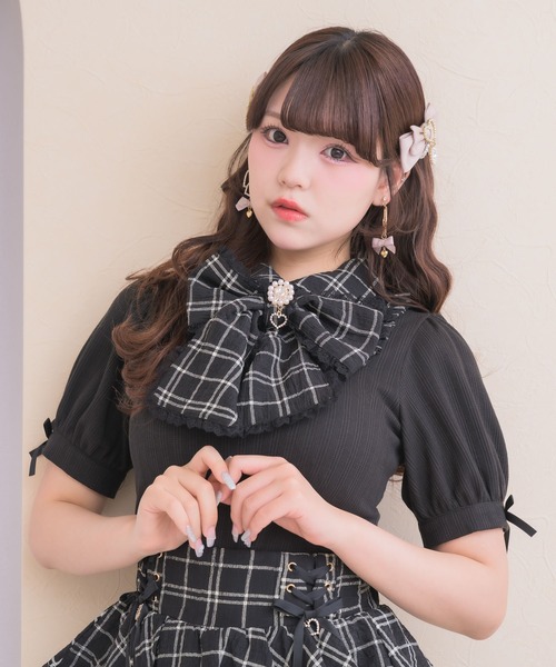 ROJITA（ロジータ） tシャツ 半袖 「セットアップ対応」ボウタイリボン