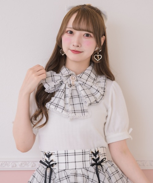 ROJITA（ロジータ） tシャツ 半袖 「セットアップ対応」ボウタイリボン