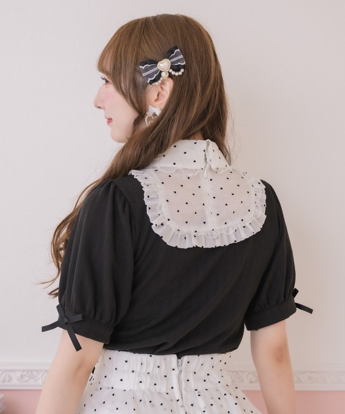 ROJITA（ロジータ） tシャツ 半袖 「セットアップ対応」ボウタイリボン 