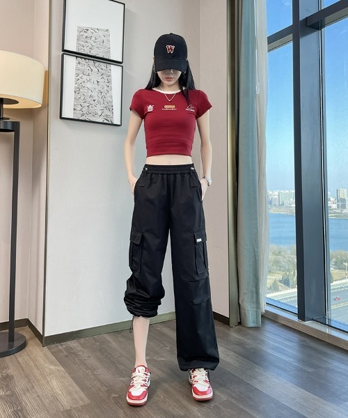 「HANDO」 カーゴパンツ L アイボリー レディース_画像6
