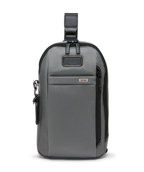 TUMI ボディバッグ ドロリスレザースリング　グレー TUMI（トゥミ） ウエストポーチ TUMI ALPHA（アルファ） スリング