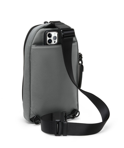 TUMI ボディバッグ ドロリスレザースリング　グレー TUMI（トゥミ） ウエストポーチ TUMI ALPHA（アルファ） スリング
