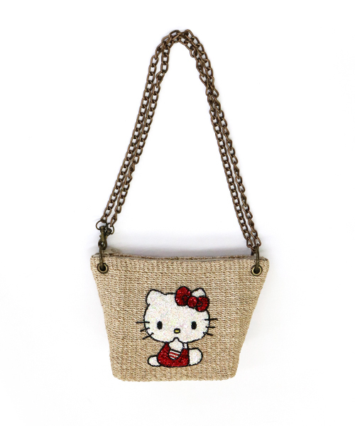 sanrio（サンリオ） バッグ カゴバッグ ハローキティ ミニバッグ