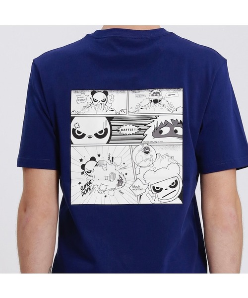 HIPANDA（ハイパンダ） tシャツ メンズ スノーパンダ漫画プリント 半袖