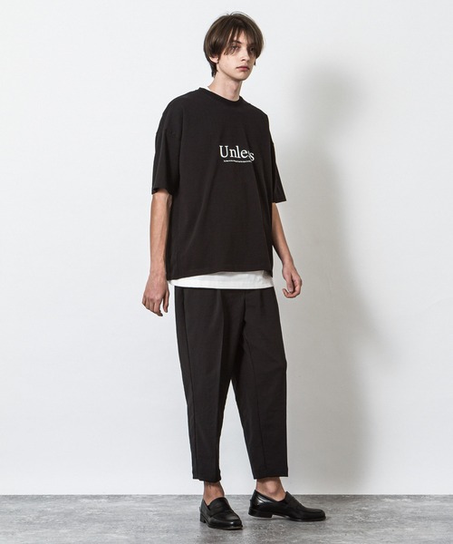 爆買い得価 tシャツ Tシャツ ドロップショルダープリントTシャツ(Unless) ZOZOTOWN PayPayモール店 - 通販 - PayPayモール 再入荷低価