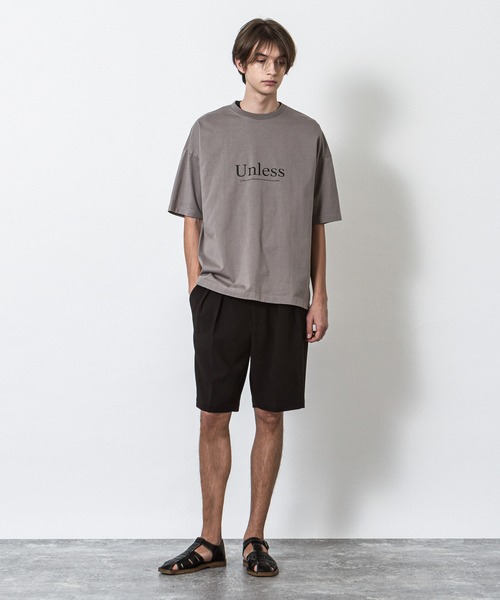 爆買い得価 tシャツ Tシャツ ドロップショルダープリントTシャツ(Unless) ZOZOTOWN PayPayモール店 - 通販 - PayPayモール 再入荷低価