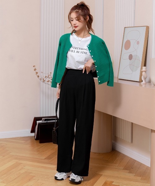 パンツ D.I.A DAY CLOSET パンツ レディースキレカジタック入りワイドパンツ