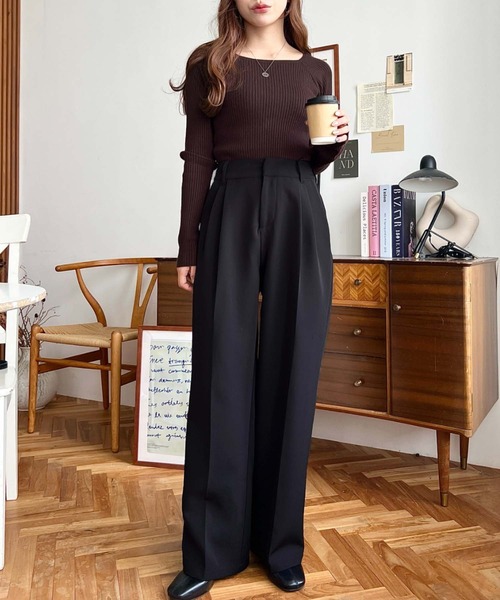 moment+ スラックス パンツ 「累計販売枚数9万枚突破！」カットジョー