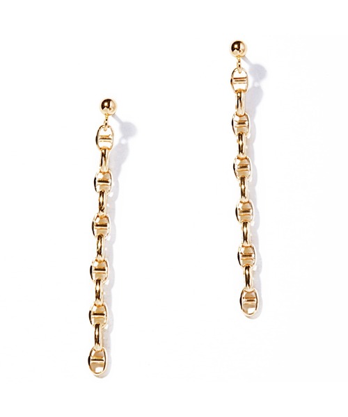 ピアス 「les bon bon」sally chain pierce YG BOB221 レディースの画像