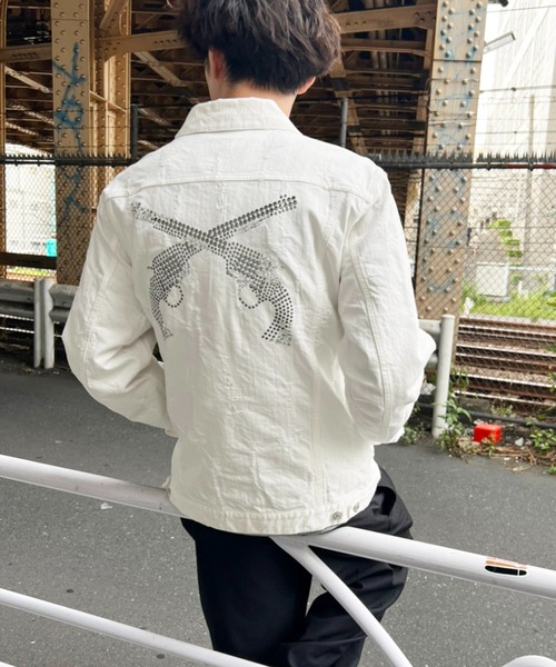 デニムジャケット gジャン BROKEN JQ BLOUSON SW メンズの画像