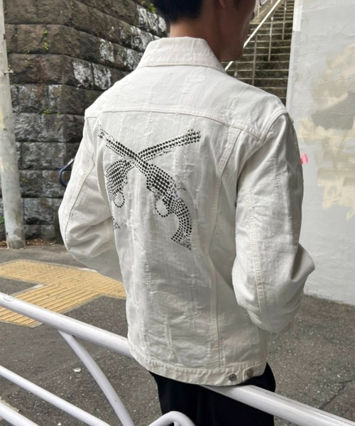 デニムジャケット gジャン BROKEN JQ BLOUSON SW メンズの画像