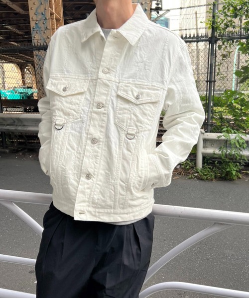 デニムジャケット gジャン BROKEN JQ BLOUSON SW メンズの画像