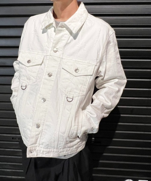 デニムジャケット gジャン BROKEN JQ BLOUSON SW メンズの画像