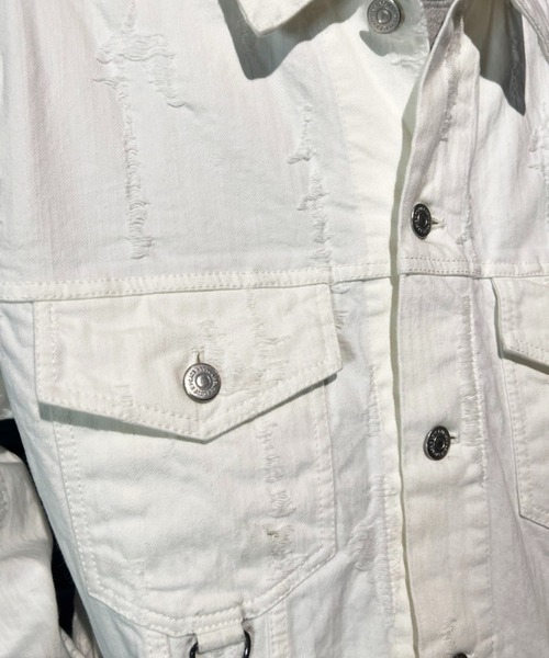 デニムジャケット gジャン BROKEN JQ BLOUSON SW メンズの画像