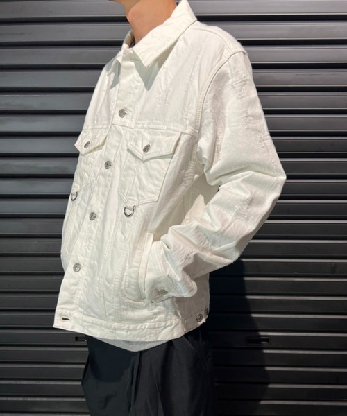 デニムジャケット gジャン BROKEN JQ BLOUSON SW メンズの画像