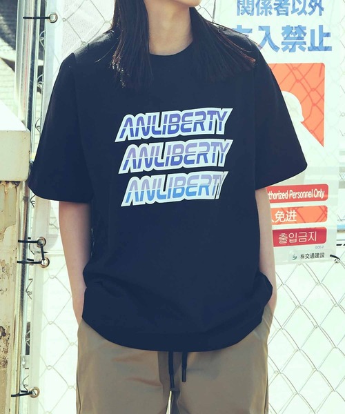 ANLIBERTY ANAP（アンリバティアナップ） tシャツ cvcロゴプリントT