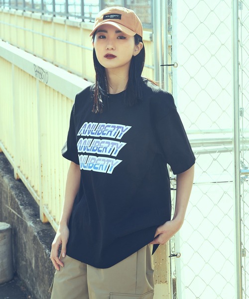 ANLIBERTY ANAP（アンリバティアナップ） tシャツ cvcロゴプリントT