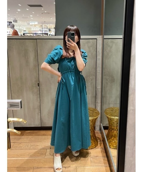 MOUSSY ワンピース TUCK VOLUME SLEEVE ドレス : ZOZOTOWN Yahoo!店  