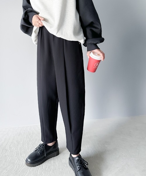 Java スラックス パンツ 「JaVa ジャバコラボ」美脚＆お洒落見え